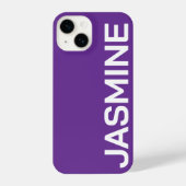 STYLISH MODERN CLASSIC CUSTOMIZED NAME MINIMAL iPhoneケース (裏面)
