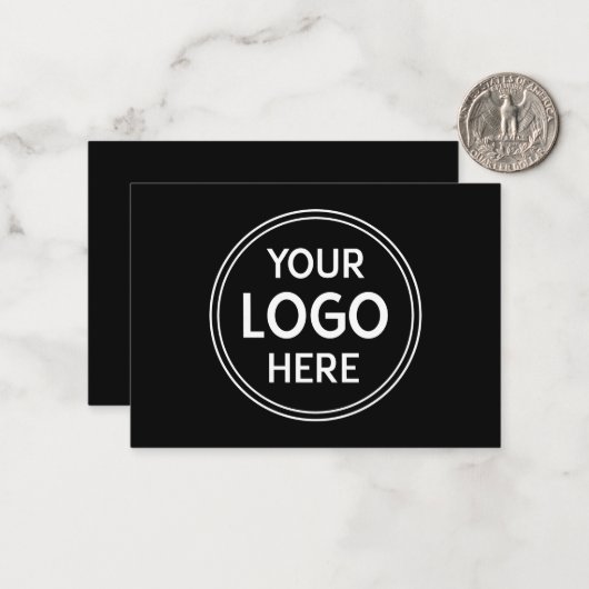 Stylish & Modern Custom Creations Verified  ノートカード (正面/裏面インサイチュ)