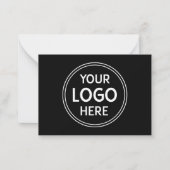 Stylish & Modern Custom Creations Verified  ノートカード (正面)