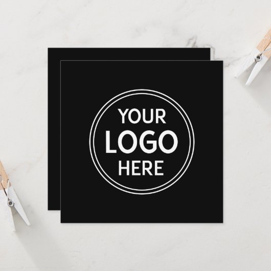 Stylish & Modern Custom Creations Verified  招待状 (正面/裏面インサイチュ)