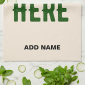 STYLISH MODERN CUSTOMIZABLE NATURAL VERIFIED BRAND キッチンタオル (折り畳み)