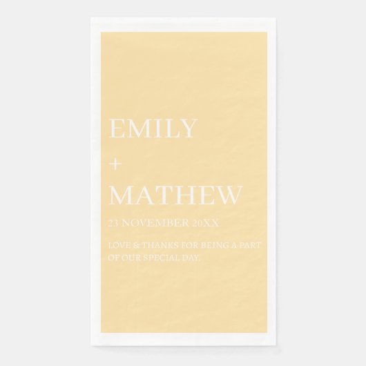 STYLISH MODERN CUSTOMIZED ELEGANT CLASSIC WEDDING  (正面)