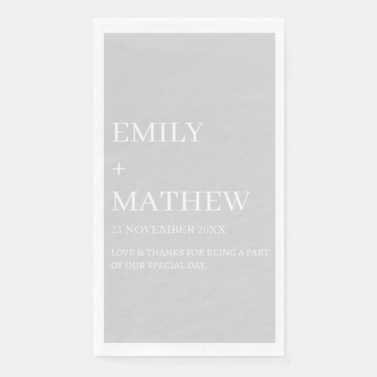 STYLISH MODERN CUSTOMIZED ELEGANT CLASSIC WEDDING  (正面)