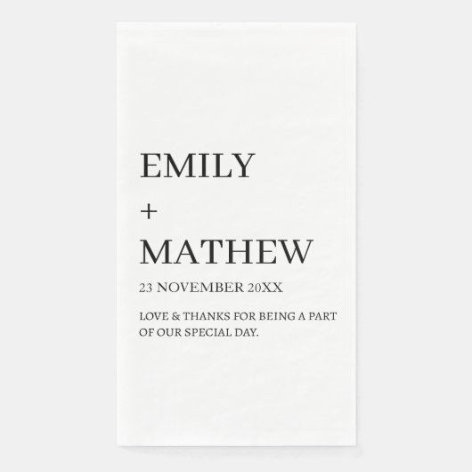 STYLISH MODERN CUSTOMIZED ELEGANT CLASSIC WEDDING  (正面)