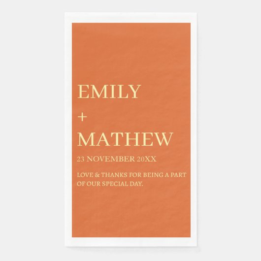 STYLISH MODERN CUSTOMIZED ELEGANT CLASSIC WEDDING  (正面)