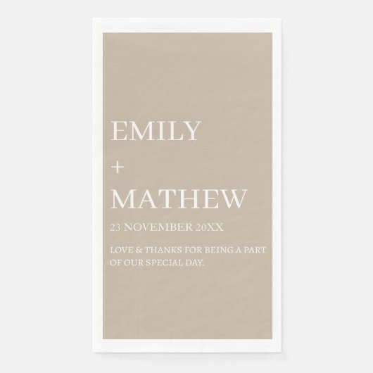 STYLISH MODERN CUSTOMIZED ELEGANT CLASSIC WEDDING  (正面)