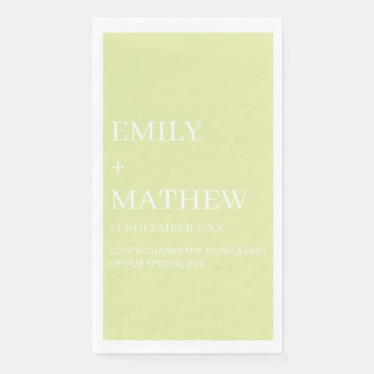 STYLISH MODERN CUSTOMIZED ELEGANT CLASSIC WEDDING  (正面)