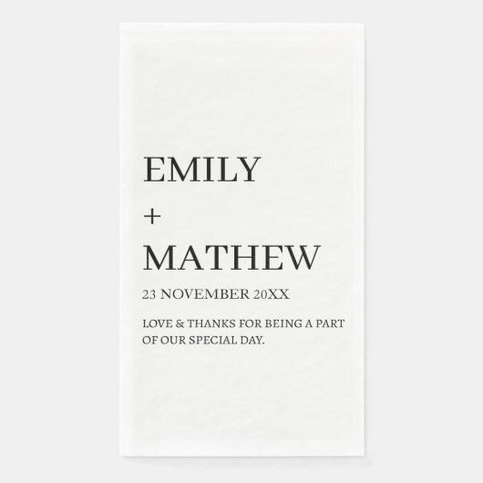 STYLISH MODERN CUSTOMIZED ELEGANT CLASSIC WEDDING  (正面)