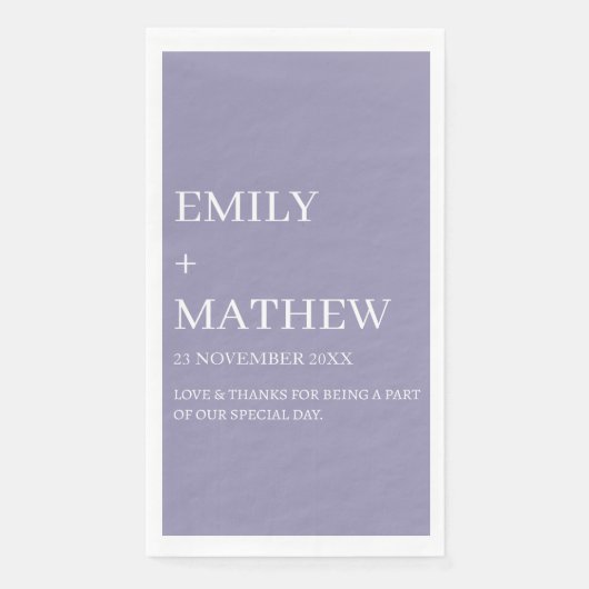 STYLISH MODERN CUSTOMIZED ELEGANT CLASSIC WEDDING  (正面)