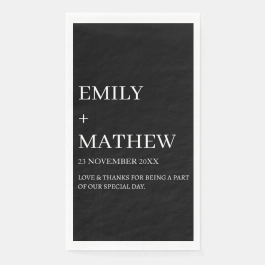 STYLISH MODERN CUSTOMIZED ELEGANT CLASSIC WEDDING  (正面)