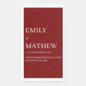 STYLISH MODERN CUSTOMIZED ELEGANT CLASSIC WEDDING  (正面)