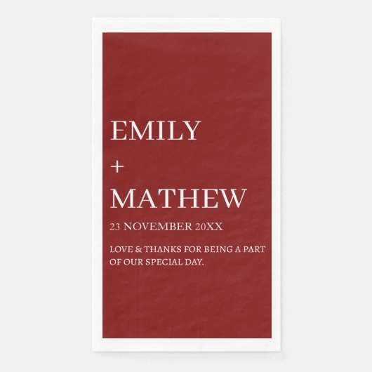 STYLISH MODERN CUSTOMIZED ELEGANT CLASSIC WEDDING (正面)