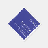 STYLISH MODERN CUSTOMIZED ELEGANT CLASSIC WEDDING  スタンダードカクテルナプキン (角)