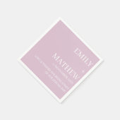 STYLISH MODERN CUSTOMIZED ELEGANT CLASSIC WEDDING スタンダードカクテルナプキン (角)