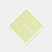 STYLISH MODERN CUSTOMIZED ELEGANT CLASSIC WEDDING  スタンダードカクテルナプキン (角)