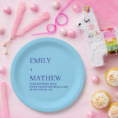 STYLISH MODERN CUSTOMIZED ELEGANT CLASSIC WEDDING  ペーパープレート (パーティー)