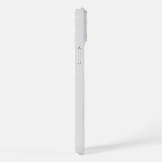 STYLISH MODERN CUSTOMIZED NAME LIGHT GREY COLOUR  iPhoneケース (右側面)