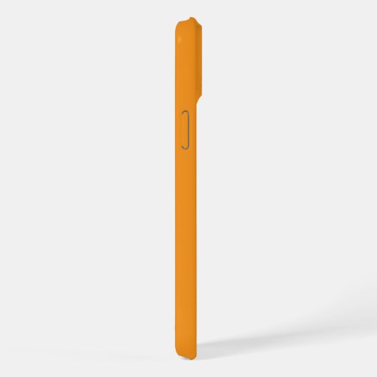STYLISH MODERN CUSTOMIZED NAME ORANGE COLOUR iPhoneケース (右側面)