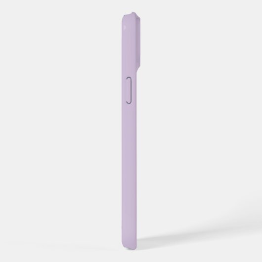 STYLISH MODERN CUSTOMIZED NAME PALE PURPLE COLOUR  iPhoneケース (右側面)