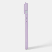 STYLISH MODERN CUSTOMIZED NAME PALE PURPLE COLOUR  iPhoneケース (左側面)