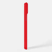 STYLISH MODERN CUSTOMIZED NAME RED COLOUR iPhoneケース (右側面)