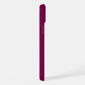 STYLISH MODERN CUSTOMIZED NAME WINE COLOUR  iPhoneケース (右側面)