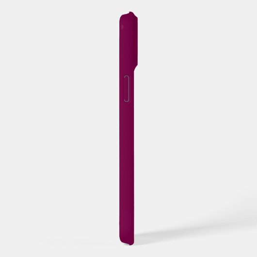 STYLISH MODERN CUSTOMIZED NAME WINE COLOUR  iPhoneケース (右側面)