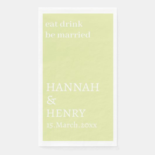 STYLISH MODERN CUSTOMIZED SCRIPT CREAM WEDDING  (正面)