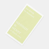 STYLISH MODERN CUSTOMIZED SCRIPT CREAM WEDDING  (コーナー)