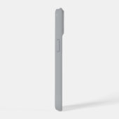 STYLISH MODERN ELEGANT CUSTOMIZED NAME GREY COLOUR iPhone 15ケース (右側面)