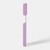 STYLISH MODERN ELEGANT CUSTOMIZED NAME LIGHT LILAC iPhoneケース (右側面)