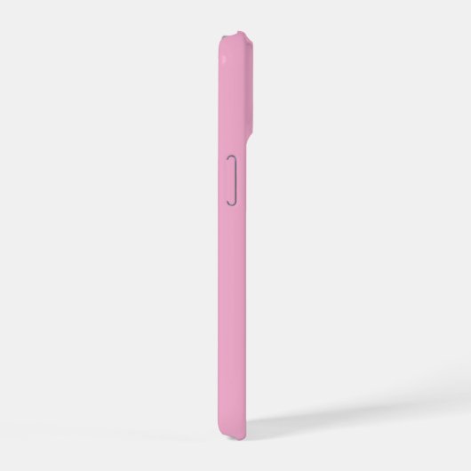 STYLISH MODERN ELEGANT CUSTOMIZED NAME LIGHT PINK iPhone 15ケース (右側面)