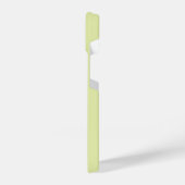 STYLISH MODERN ELEGANT CUSTOMIZED NAME LIME YELLOW iPhoneケース (左側面)