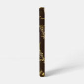  Stylish Modern Golden Notes Samsung Galaxyケース (左側面)