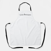 Stylish Modern Minimalist White Script Monogram