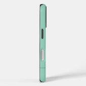 Stylish Modern Mint Green Personalized Name  Case-Mate iPhoneケース (裏面 / 右)