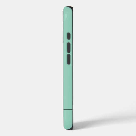 Stylish Modern Mint Green Personalized Name  Case-Mate iPhoneケース (裏面 / 左)