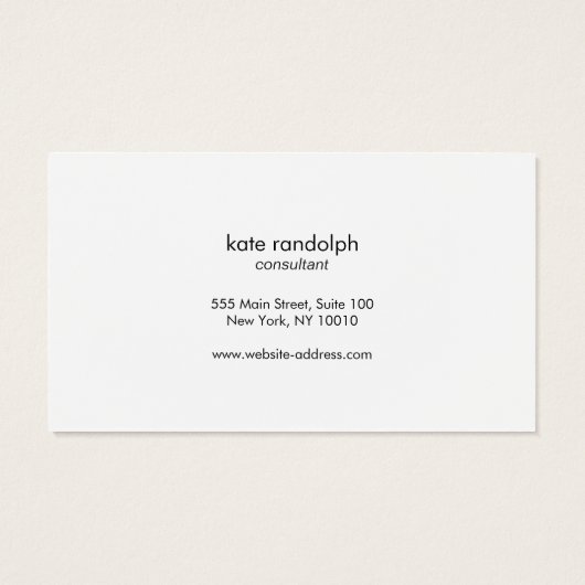 Stylish Modern Turquoise Gold Border Beauty salon (裏面)