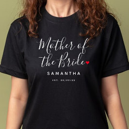 Stylish Mother Of The Bride Wedding Tシャツ