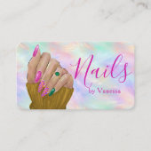 Stylish Nail Art Manicurist Artist Iridescent Opal 名刺 (正面)