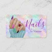 Stylish Nail Art Manicurist Artist Opal Iridescent 名刺 (正面)