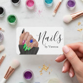Stylish Nail Artist Nail Technician Branding 名刺