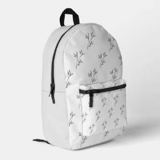 Stylish Nature-Inspired Backpack for Everyday Use プリントバックパック