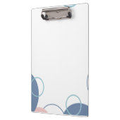 Stylish Notebook with Colorful Circles Design クリップボード (左)