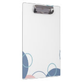 Stylish Notebook with Colorful Circles Design クリップボード (右)