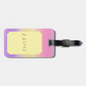 Stylish ombre faith typography  ラゲッジタグ (裏面横)