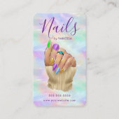 Stylish Opal Manicurist Artist Modern Nail Studio 名刺 (正面)