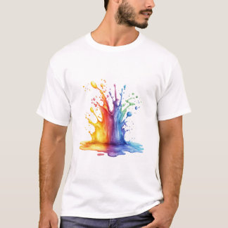 Stylish paint and colorful Gift Creation Tシャツ