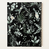 Stylish Personalized Greenery spiral  プランナー手帳 (裏面)