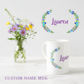 Stylish Personalized Mug - Chic Gift Idea for Her ボーンチャイナマグカップ